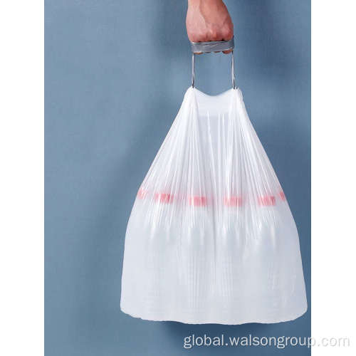 Plastic Drawstring Garbage Bag High quality Garbage cotton drawstring garbage bag Factory